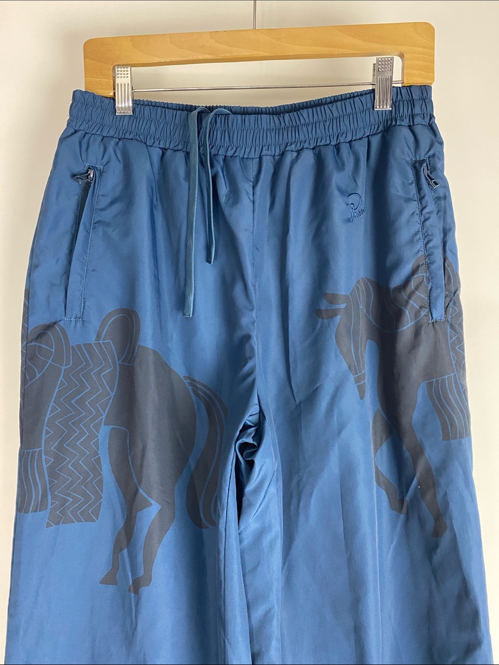 By Parra Men's Sweat Horse Track Pants in Midnight Blue Men’s Size Medium - Picture 2 of 11